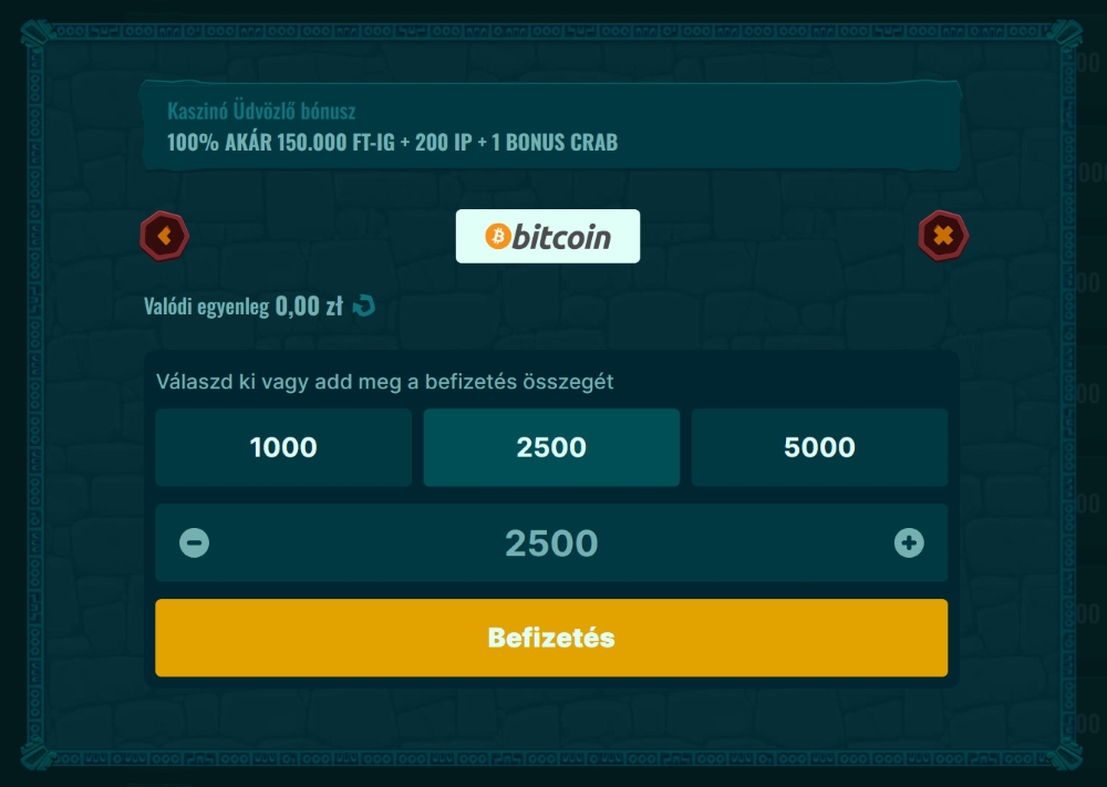 Kriptovaluta kifizetések a Spinanga Casino-ban